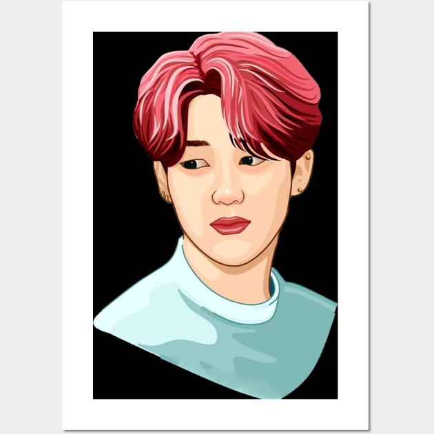 Cool Jimin BTS Wall Art by JARA